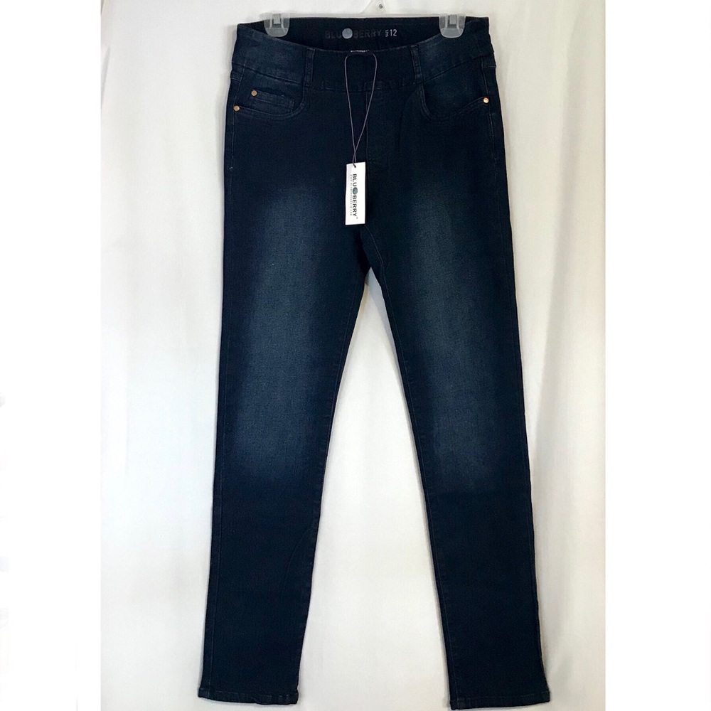 NWT Blueberry Stretch Straight Leg Jeggings- Sz 12